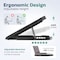 Purely Laptop Cooling Pad, 6 Adjustable Height Laptop Stand, 4 Fans: 3 Fan Modes + 6 Speeds, LED Display PLSC14 - alternate 4